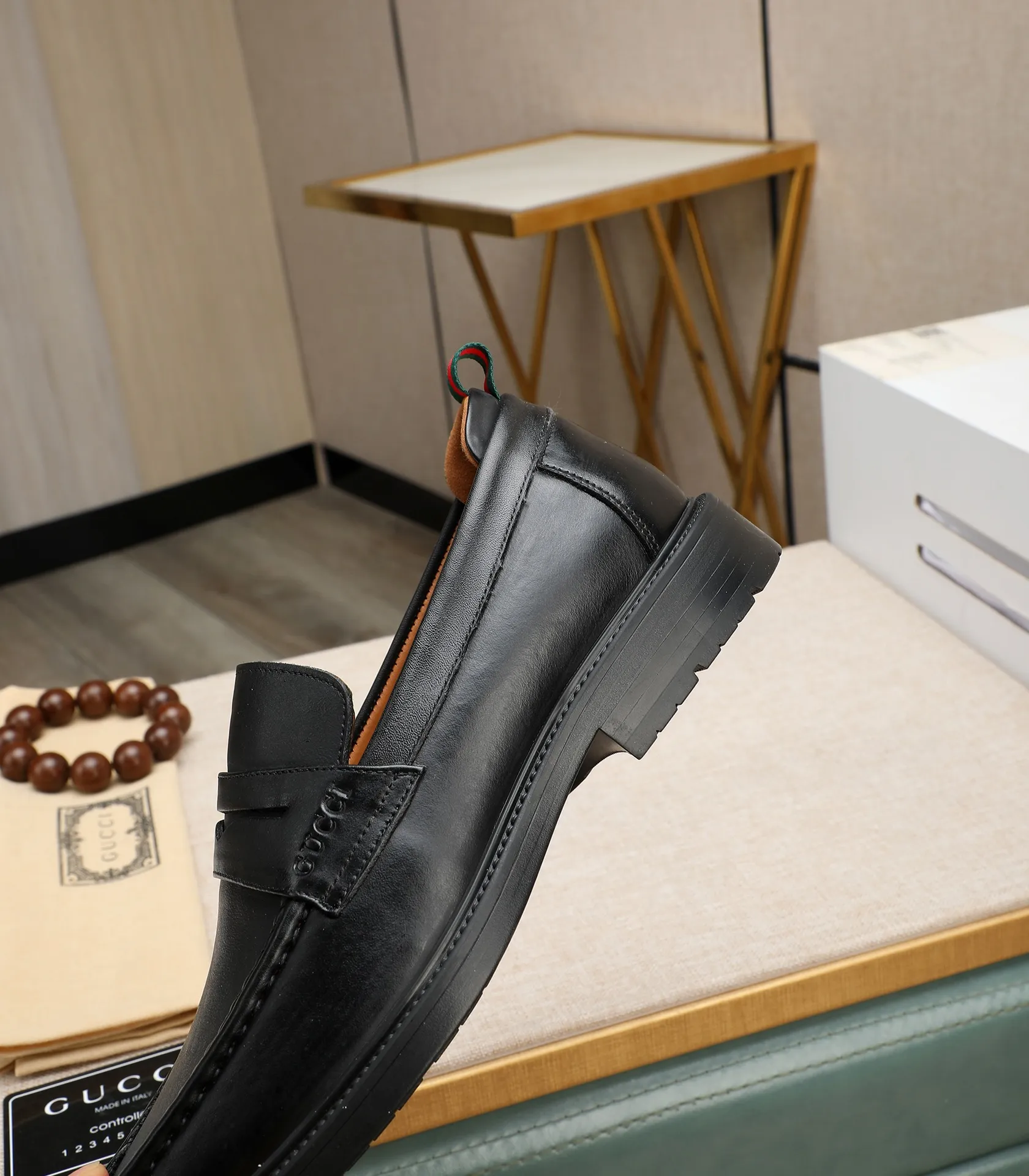 Men's men's shoes💰500📛📛Original (water-dyed cow lining) Gucci GUCCI official website formal shoes🌀 Italian🇮🇹imported cowhide➕top imported water-dyed cowhide lining💋Finely handmade original bottom, the real thing looks better when photographed in person Standard size 38-44